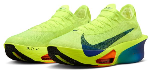 Chaussures de Running Nike Air Zoom Alphafly Next% 3 Vert Bleu Orange