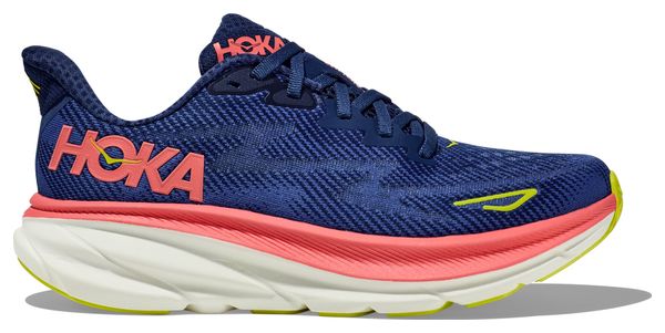 Zapatillas de Running Hoka One One Clifton 9 Azul Coral Mujer