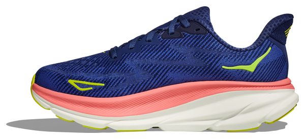 Zapatillas de Running Hoka One One Clifton 9 Azul Coral Mujer