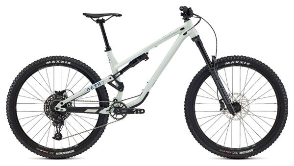 Commencal Meta AM 29 MTB-Fahrt mit Vollfederung Sram NX / SX Eagle 12 V Alpin / Weiß 2021