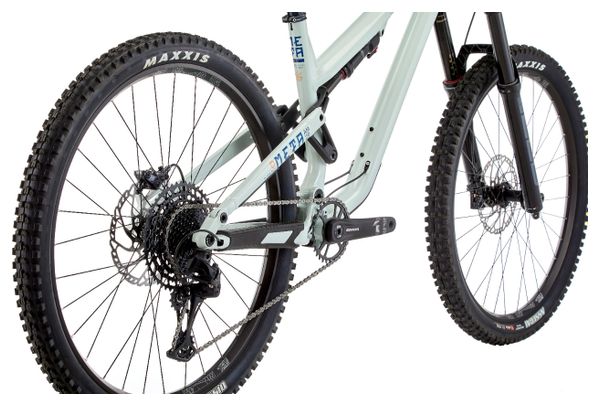 Commencal Meta AM 29 MTB-Fahrt mit Vollfederung Sram NX / SX Eagle 12 V Alpin / Weiß 2021