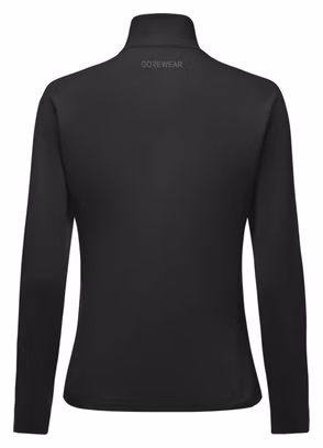 Camiseta de manga larga Gore Wear 1/4 Zip Everyday para mujer Negro