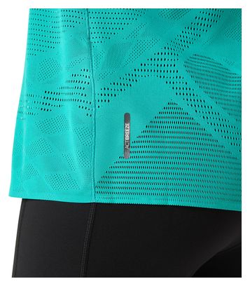 Maillot manches courtes Asics Metarun Bleu Femme