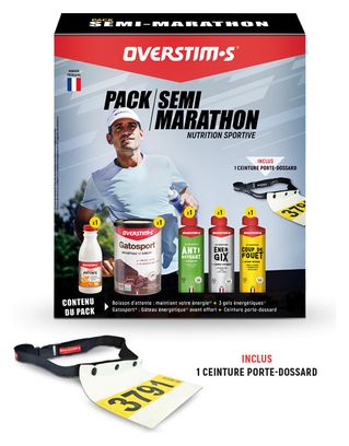 Pack Semi-Marathon OVERSTIMS + Ceinture Porte-dossard