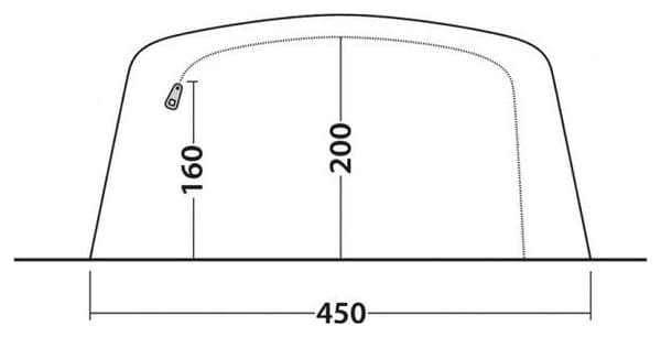 Tente gonflable Outwell Queensdale 8PA