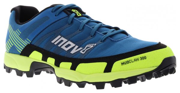 Chaussures de Trail Inov-8 Mudclaw 300 Bleu Jaune