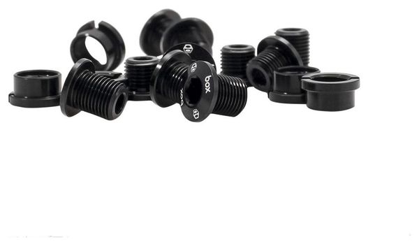 Box One Tornillos de Aluminio M8.5 y M6 Negro (x5 Unidades)