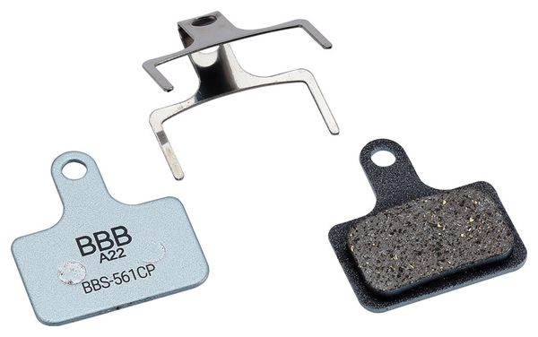 Paar BBB DiscStop Coolfin Organic Pads voor Shimano Dura-Ace/Ultegra/105/Tiagra/GRX