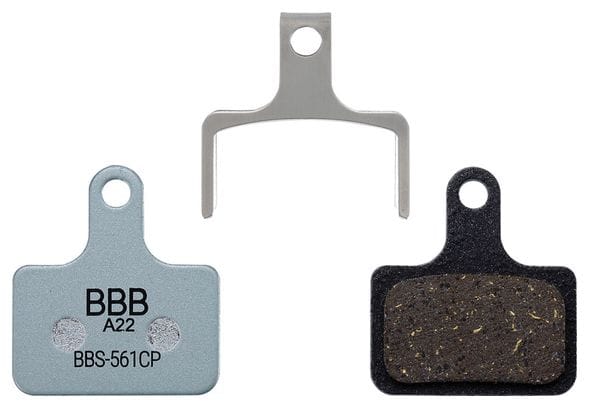Paar BBB DiscStop Coolfin Organic Pads voor Shimano Dura-Ace/Ultegra/105/Tiagra/GRX