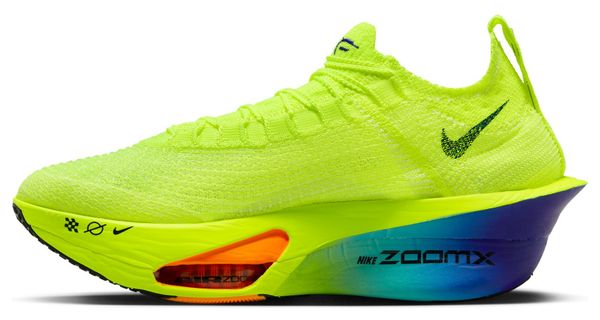 Nike Air Zoom Alphafly Next% 3 Verde Arancione Scarpe da Corsa Donna