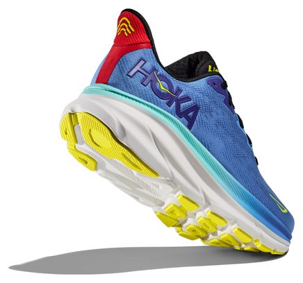 Chaussures Running Hoka Clifton 9 Bleu/Corail Homme