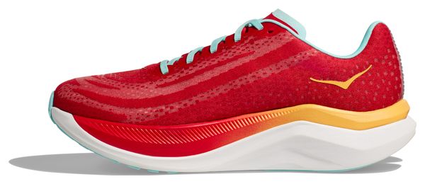 Hoka One One Mach X Rot Blau Damen Laufschuhe