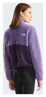 Polaire The North Face Yumiori 1/4 Zip Violet Femme
