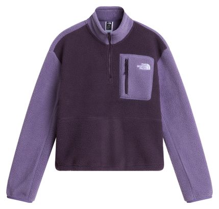 Polaire The North Face Yumiori 1/4 Zip Violet Femme