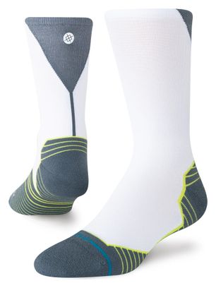Stance Funnel Light Crew Socks in White/Gray