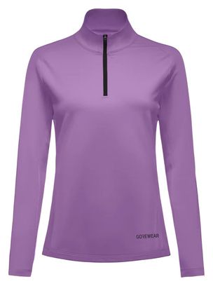 Langarm Trikot Women Gore Wear 1/4 Zip Everyday Violet