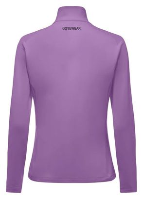 Maillot Manches Longues Femme Gore Wear 1/4 Zip Everyday Violet