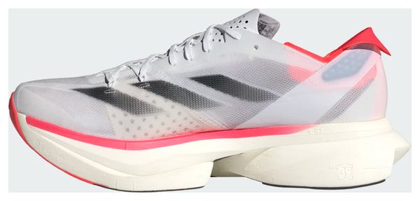 Chaussures Running adidas Adizero Adios Pro 3 Blanc/Rouge Unisexe