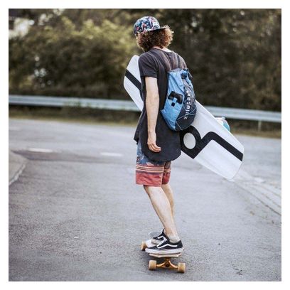Sac à dos pliable étanche 12L turquoise Zulupack