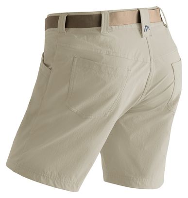 Pantaloncini da donna Maier Sports Lulaka Beige