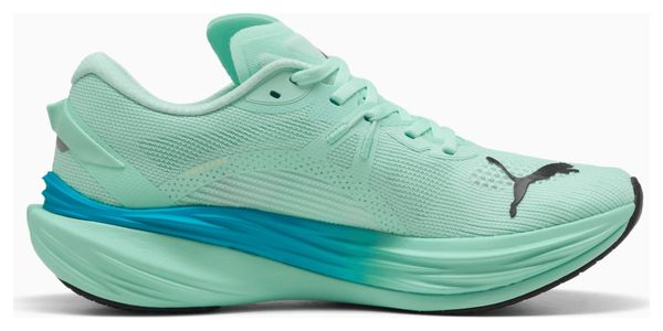 Chaussures Running Puma Deviate Nitro 3 Vert/Bleu Homme