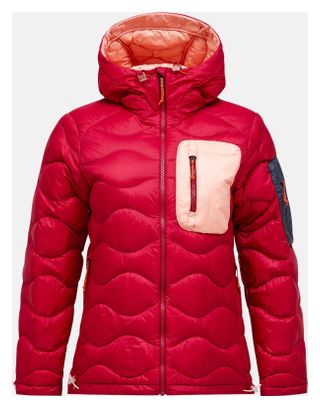Peak Performance Helium Utility Down Kapuzenjacke Pink Frau