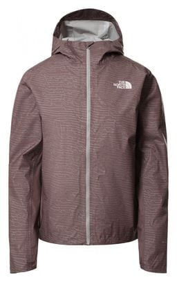 Chaqueta impermeable morada plegable First Down de The North Face Mujer