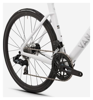 Van Rysel RCR Road Bike with SRAM Rival AXS 12-Speed Groupset, 700mm, White