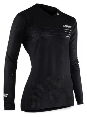 Women&#39;s MTB Gravity 4.0 Long Sleeve Jersey Black