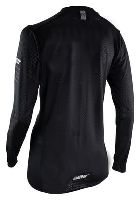 Damen MTB Gravity 4.0 Langarmtrikot Schwarz