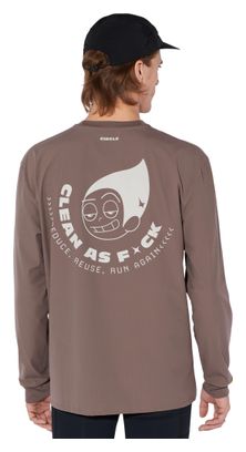 Maglia a maniche lunghe Circle Feel Good CAF 2.0 marrone unisex