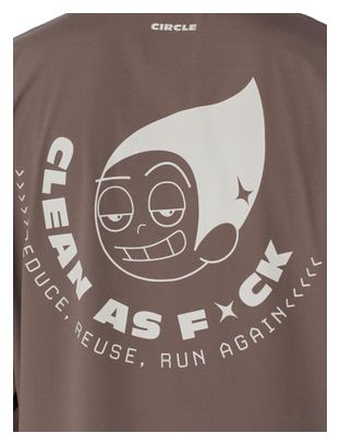 Maglia a maniche lunghe Circle Feel Good CAF 2.0 marrone unisex