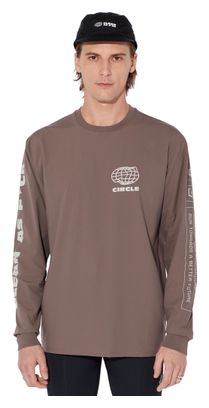 Maglia a maniche lunghe Circle Feel Good CAF 2.0 marrone unisex