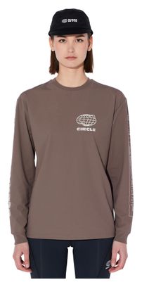 Maglia a maniche lunghe Circle Feel Good CAF 2.0 marrone unisex