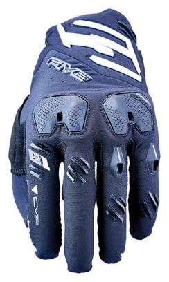 Lange Handschuhe Five Gloves E1 Schwarz / Weiß