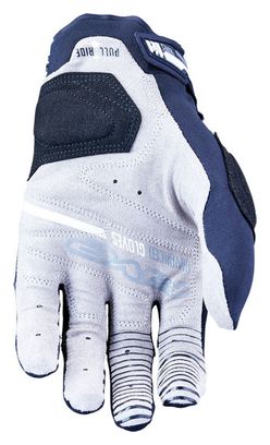 Five Gloves E1 Guantes Largos Negro / Blanco
