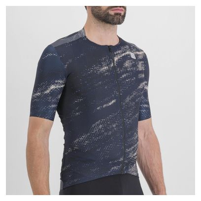 Maillot Sportful Cliff Supergiara de manga corta Azul