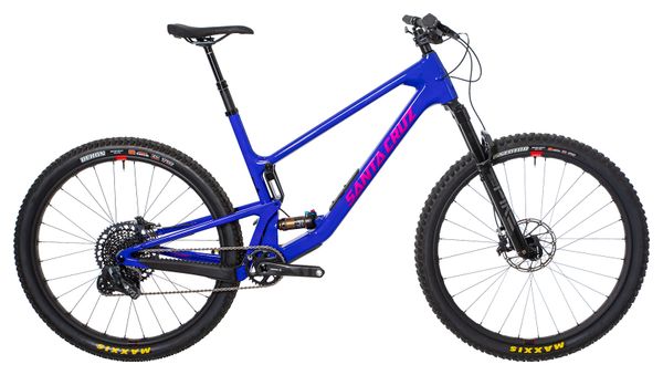 Prodotto ricondizionato - Santa Cruz Tallboy5 Carbon CC All Mountain Bike Sram X01/GX Eagle AXS 12V 29'' Ultra Blue 2023