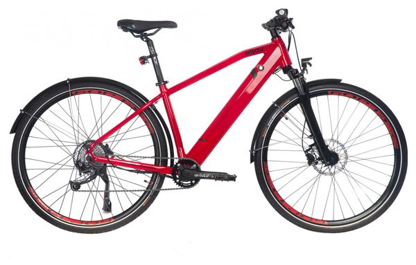 Produit Reconditionné - Vélo de Ville Électrique Eljoy Revolution City Bafang 250W Rouge