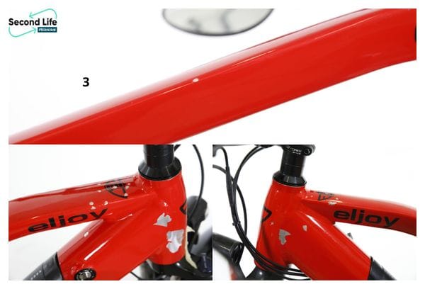 Producto reacondicionado - Eljoy Revolution City Bafang 250W Roja Bicicleta eléctrica urbana