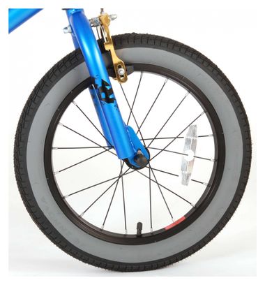 Vélo enfant Volare Cool Rider - Garçons - 16 pouces - bleu - 2 leviers de frein - assemblé à 95%