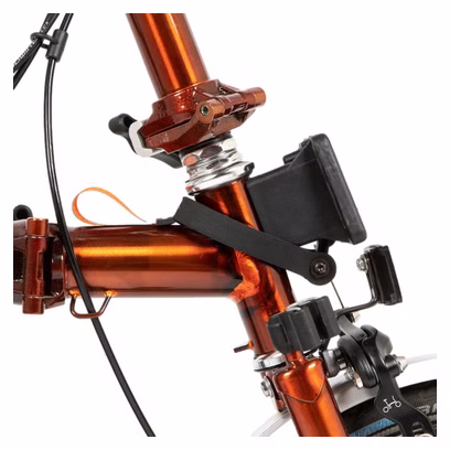 Sistema Restrap City Pull Tab nero / arancione