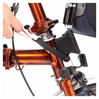 Sistema Restrap City Pull Tab nero / arancione