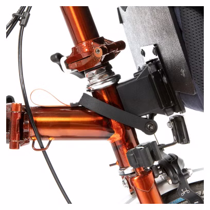 Sistema Restrap City Pull Tab nero / arancione