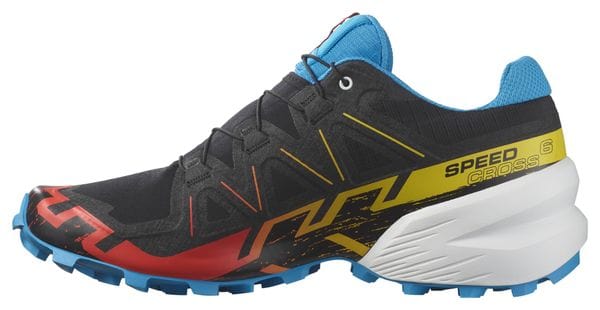 Chaussures de Trail Salomon Speedcross 6 Noir Rouge Bleu Homme