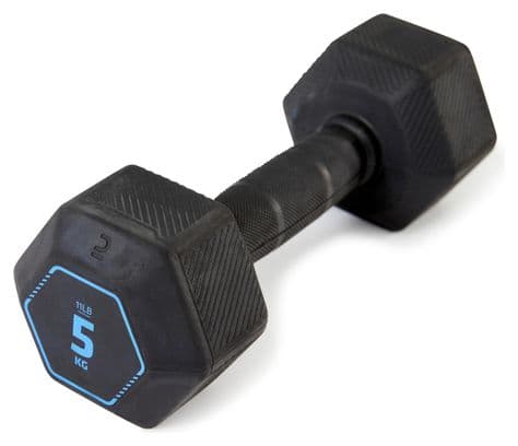 Haltère Decathlon Corength Hex Dumbell 5kg Noir