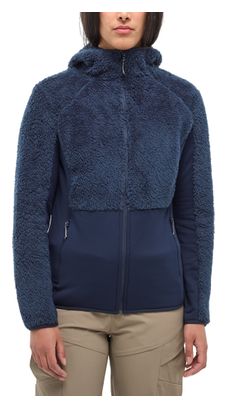 Sudadera polar Millet Chamonix Highloft con capucha, azul, para mujer