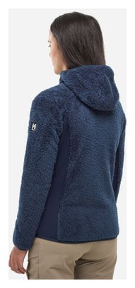 Sudadera polar Millet Chamonix Highloft con capucha, azul, para mujer