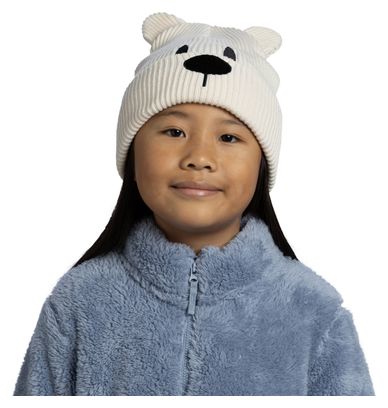 Buff Knitted Funn Bear Children's Hat