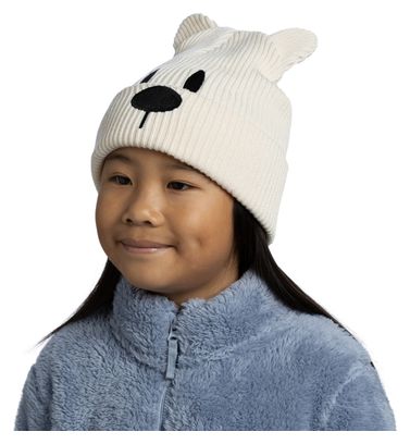 Buff Knitted Funn Bear Children's Hat